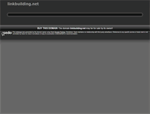 Tablet Screenshot of linkbuilding.net