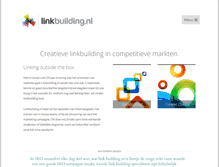 Tablet Screenshot of linkbuilding.nl